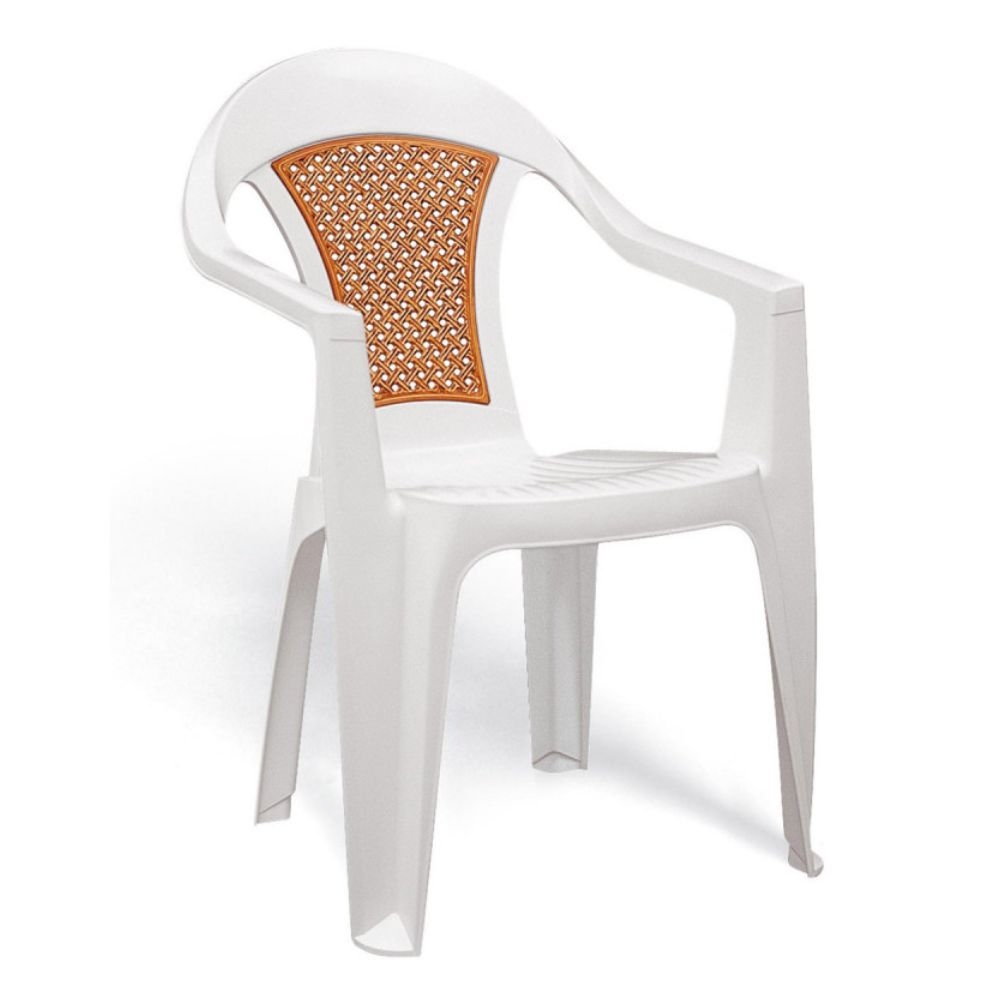 Cadeira Tramontina Malibu C/bracos Branco 92230/180