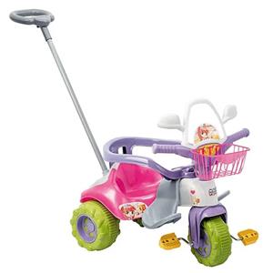 TRICICLO TICO-TICO MAGIC TOYS ZOOM MEG COM CESTA 2711L