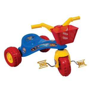 TRICICLO TICO TICO JUMBO BABY VELOTROL AZUL COM CESTA