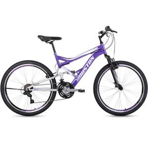 BICICLETA HOUSTON VIVID ARO 26 VV261S ROXO/PRATA