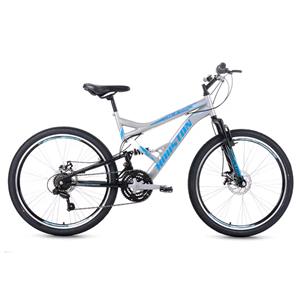 BICICLETA HOUSTON STINGER ARO 26 STD261S INOX/PRETO