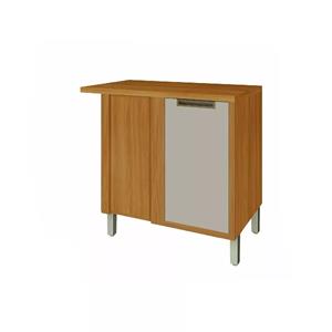 BALCAO NESHER IMPERATRIZ CANTO 1 PORTA FREIJO OFF WHITE