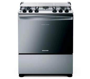FOGAO BRASTEMP 5 BOCAS BFS5N INOX BIVOUT