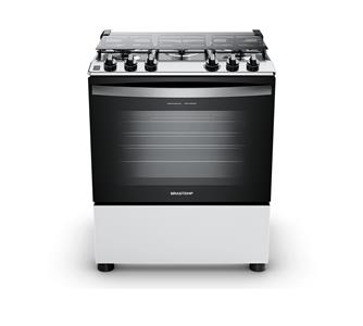 FOGAO BRASTEMP 5 BOCAS BFS5N BRANCO BIVOLT