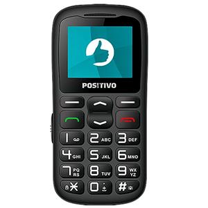 CELULAR POSITIVO P36 DUAL CHIP COM RÁDIO FM PRETO