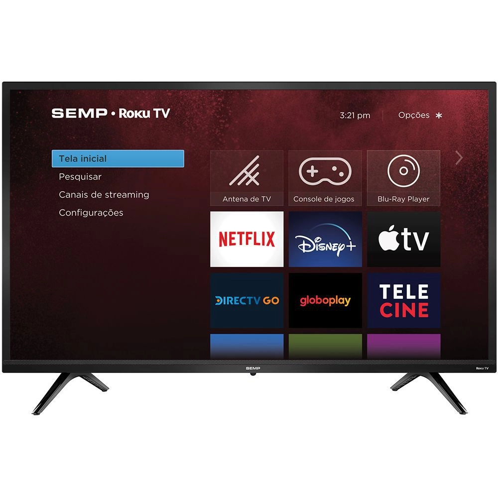 Smart Tv 49 Polegadas Led L49S4900FS Tcl - Semp Toshiba - SMART TV 49  Polegadas LED L49S4900FS TCL - Semp Toshiba - Semp